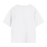 Kenzo T-Shirt Girocollo Tinta Unita con Stampe per Bambina K61137X BIANCO KENZO 