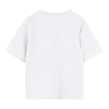 Kenzo T-Shirt Girocollo Tinta Unita con Stampe per Bambina K61137X BIANCO KENZO 