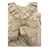 Calamaro Completo 2 Pezzi Camicia-Culotte Beige Per Neonata