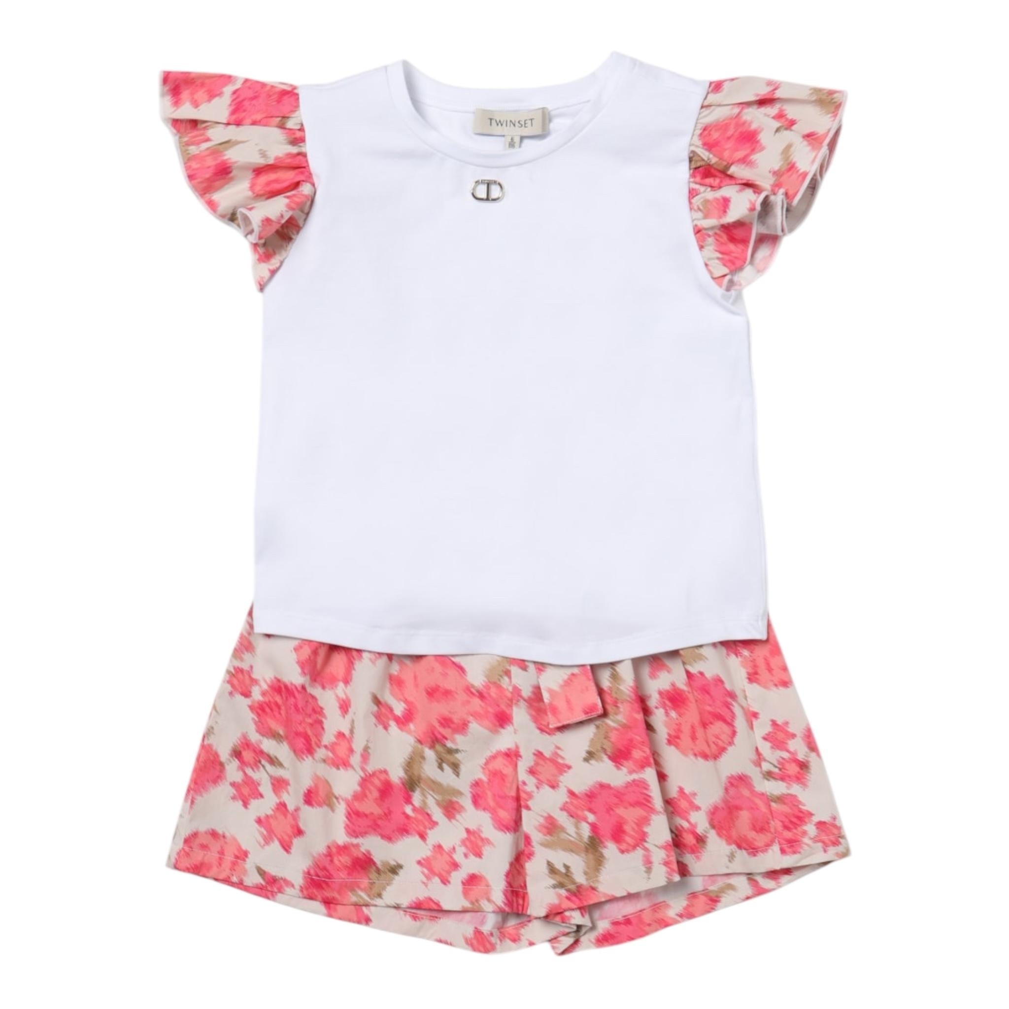 TWINSET 241GJ221EXBIANCO/ROSA