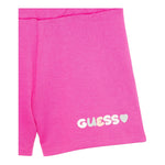 Guess Short In Tuta Tinta Unita con Logo per Neonata K5GD08KA6R4 FUXIA GUESS 