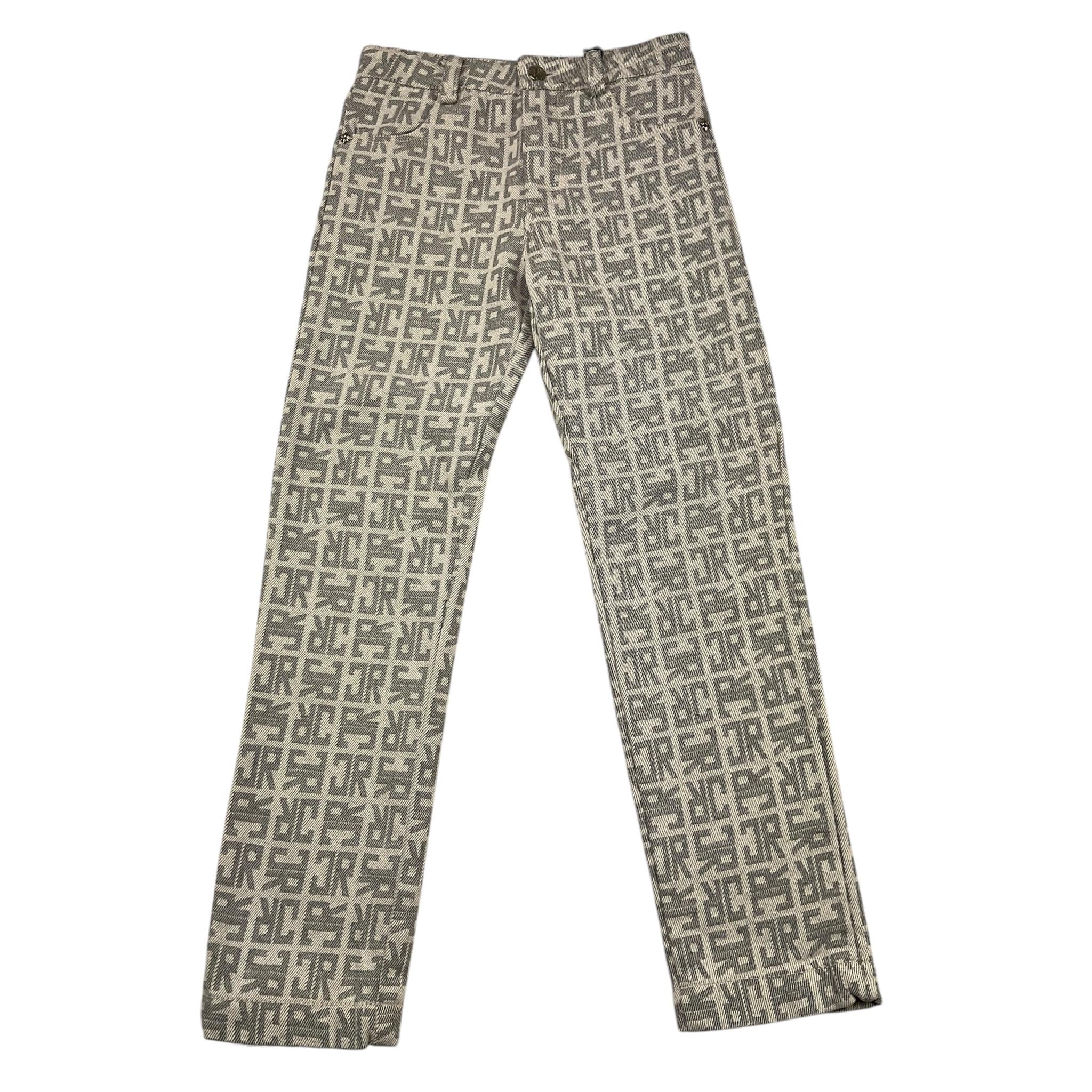 JOHN RICHMOND jeans tinta unita con stampa logo Grigio per Bambino RBA25118JE GRIGIO JOHN RICHMOND 