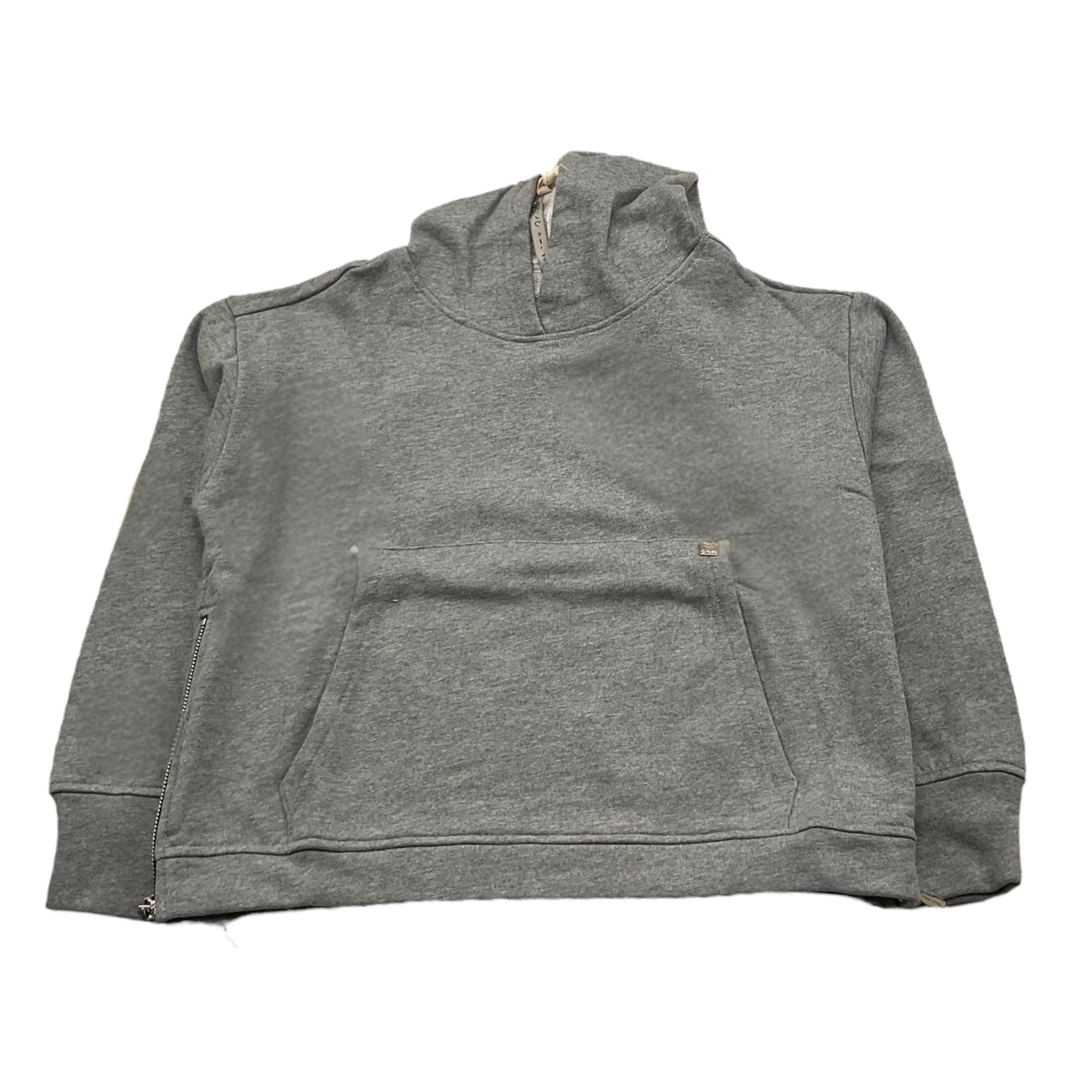 MANILA GRACE felpa chiusa con cappuccio tinta unita Grigio per Bambina MFJF24W124 GRIGIO MANILA GRACE 