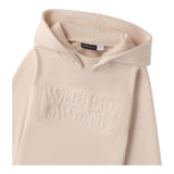 SARABANDA felpa tinta unita con cappuccio e stampa Beige per Neonato 0A150N BEIGE SARABANDA 