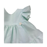 Le Bebe Abito Mezza Manica Tinta Unita per Neonata LBG6435 VERDE ACQUA LE BEBE 