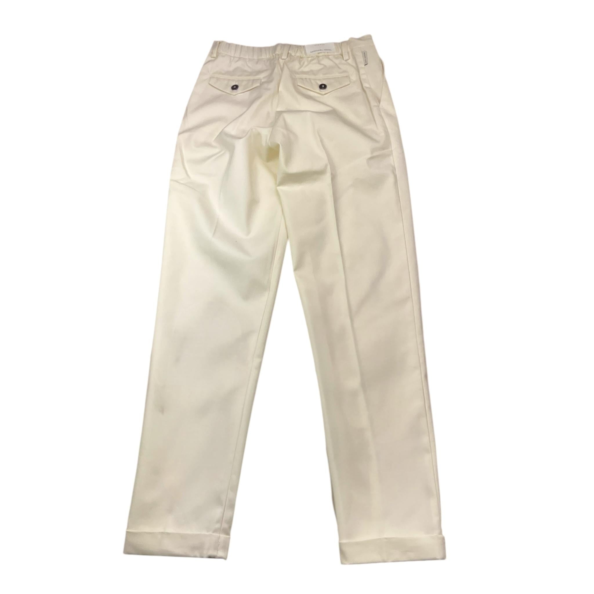 MICHAEL COAL pantalone tinta unita con elastico in vita Panna per Bambino MC3055J PANNA MICHAEL COAL 