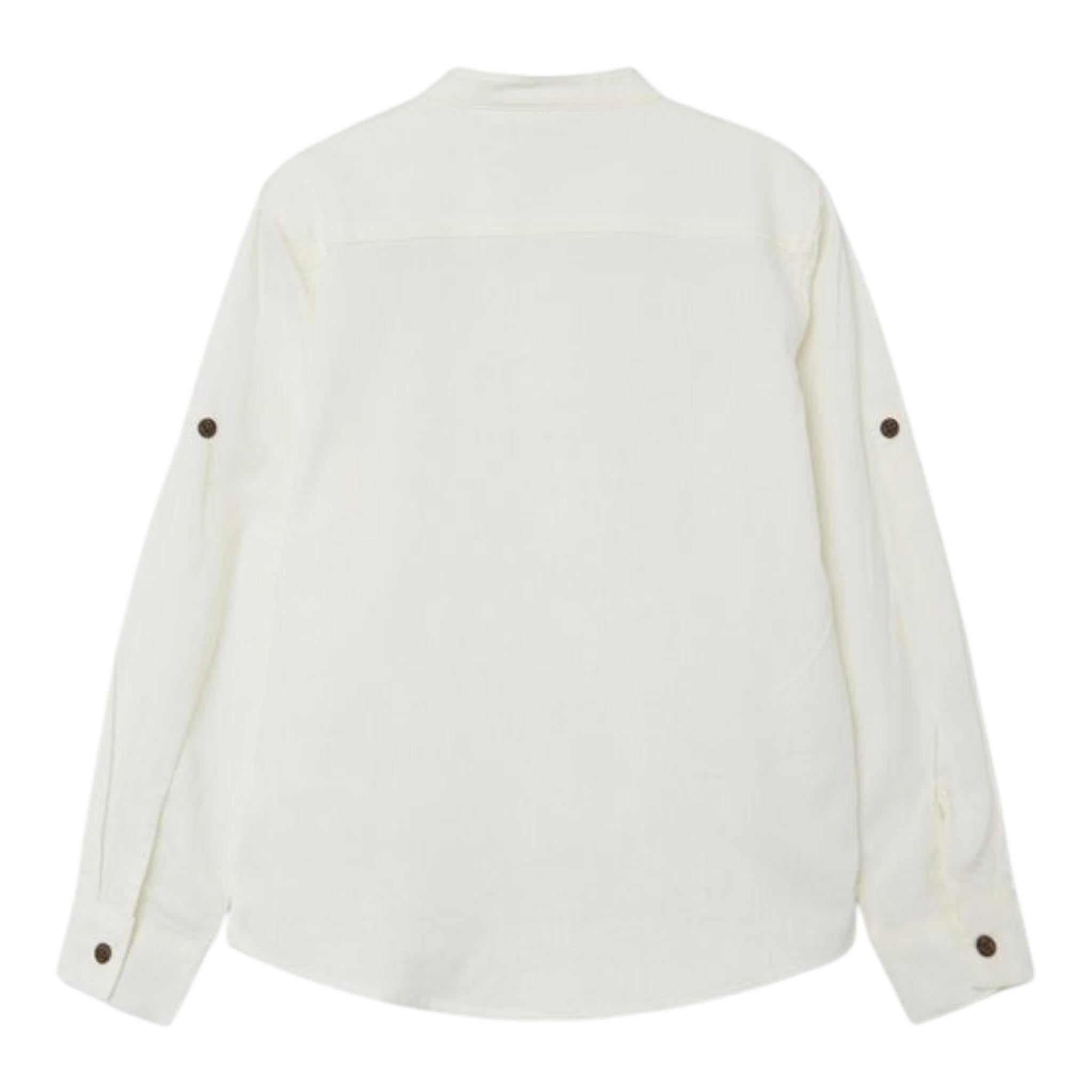 Name It Camicia tinta unita Panna per Bambino 13200246 PANNA NAME IT 