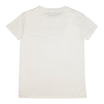 Balmain T-Shirt Tinta Unita con Logo per Bambina BV8B91 PANNA BALMAIN 
