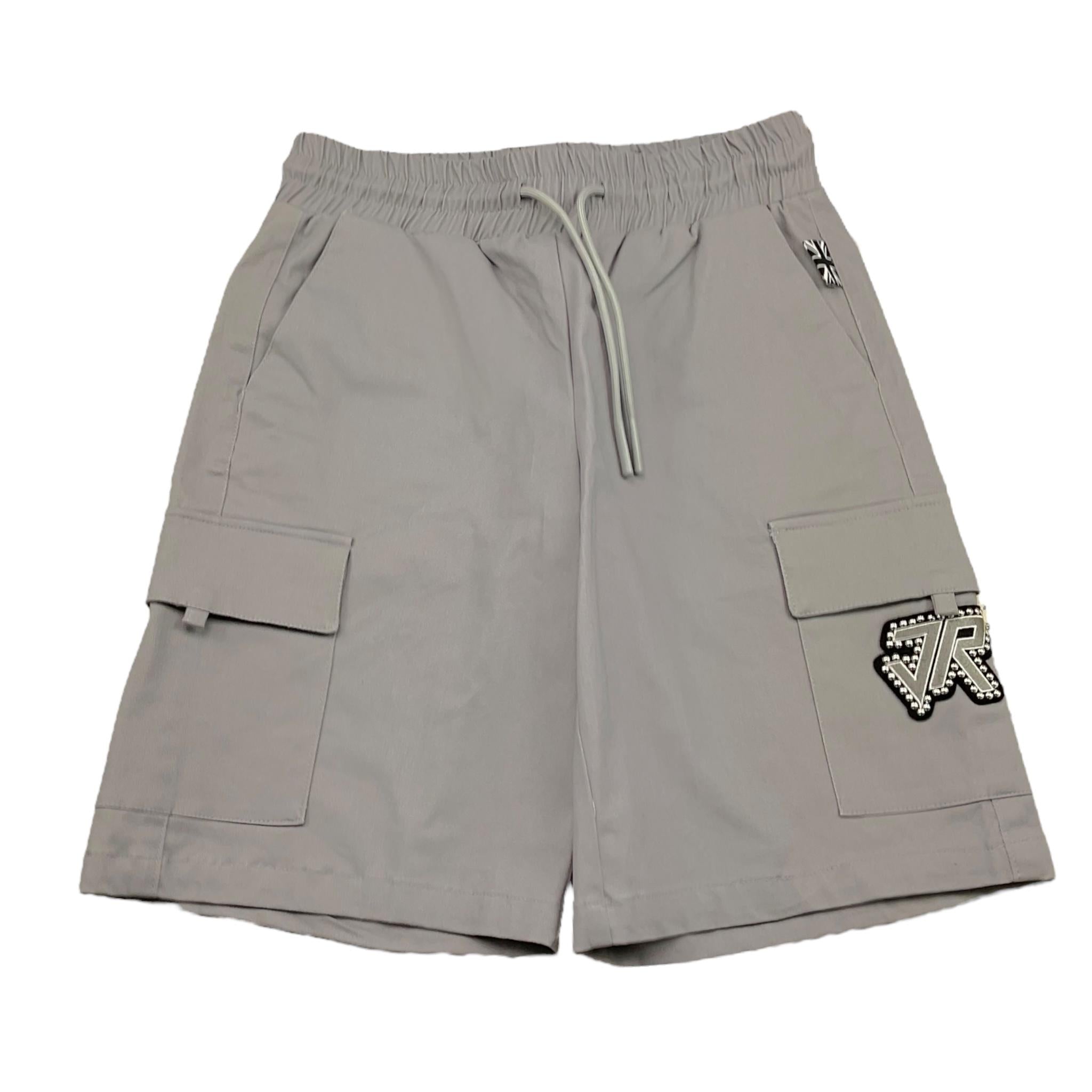 John Richmond Bermuda Tinta Unita con Elastico In Vita per Bambino RBP25144BE GRIGIO JOHN RICHMOND 