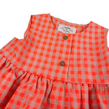 Teddy E Minou Abito Girmanica Tinta Unita con Culotte per Neonata E25AB032C3159 ARANCIONE FLUO TEDDY E MINOU 