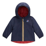K-WAY giubbino reversbile bicolore con cappuccio Blu/rosso per Neonato K4116PWO BLU/ROSSO K-WAY 