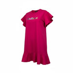 Gaelle Abito Mezza Manica Tinta Unita con Stampa per Bambina 2746V00339 FUXIA GAELLE 