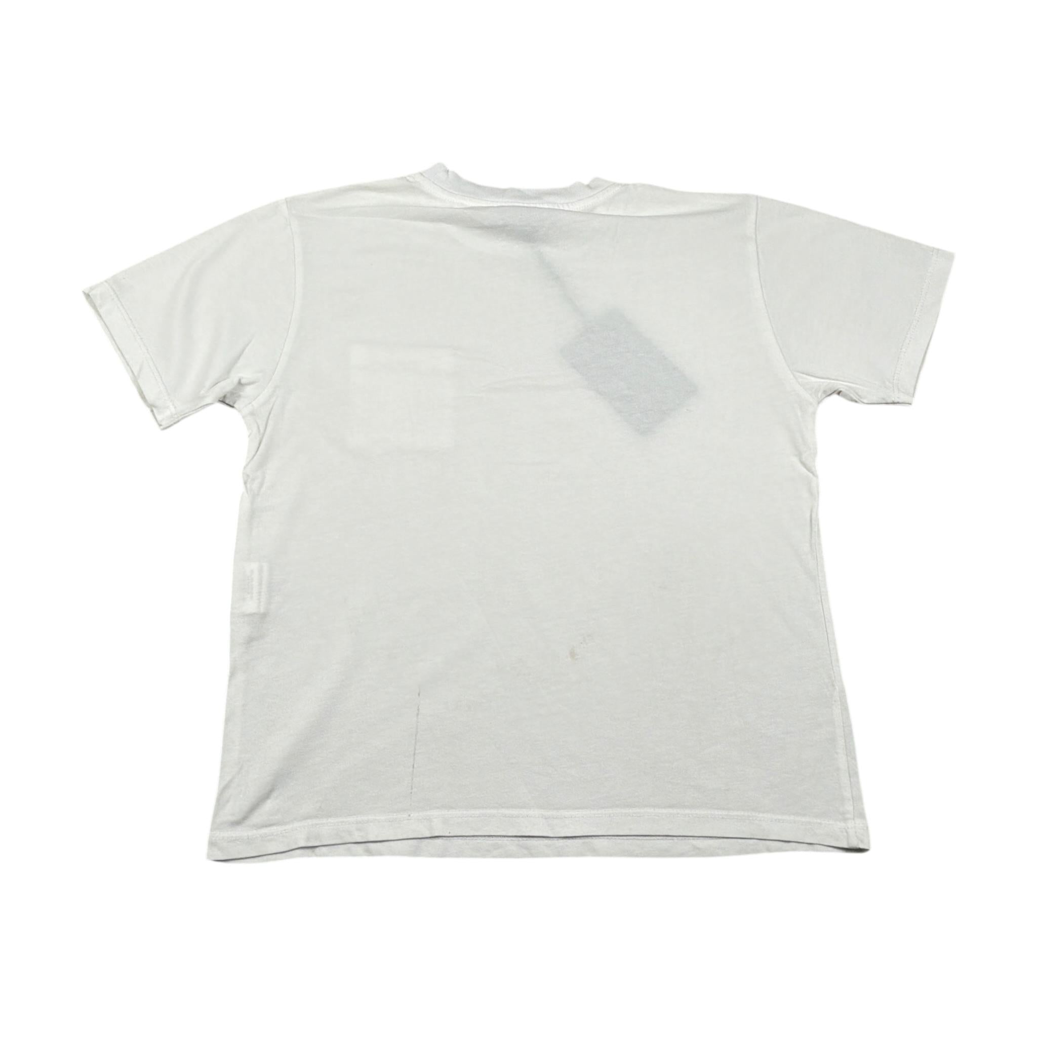 Paolo Pecora T-Shirt Girocollo tinta unita con Stampe Bianco per Bambino PP2953 BIANCO PAOLO PECORA 