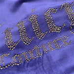 Juicy Couture Felpa Tinta Unita con Zip E Cappuccio per Bambina JBX6358 VIOLA JUICY COUTURE 