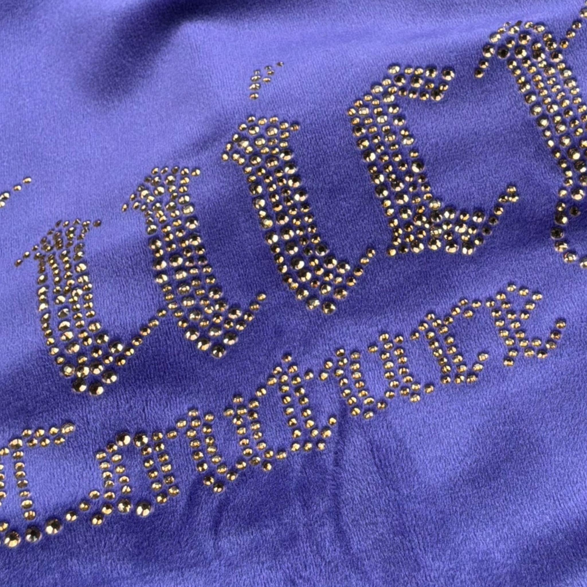 Juicy Couture Felpa Tinta Unita con Zip E Cappuccio per Bambina JBX6358 VIOLA JUICY COUTURE 