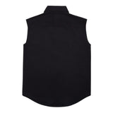 Dsquared2 Camicia Giromanica Tinta Unita con Logo per Bambino DQ2414 NERO DSQUARED2 