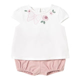 Mayoral Completo 4 Pezzi 2 T-Shirt-2 Culotte per Neonata 166327 ROSA MAYORAL 