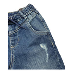 SARABANDA jeans tinta unita con girovita regolabile Blu per Neonato 7180 BLU SARABANDA 