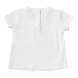 Liu Jo T-Shirt Girocollo Tinta Unita Con Stampa In Contrasto Bianco Per Neonata