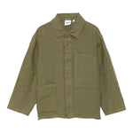 Aspesi Camicia Manica Lunga Tinta Unita per Bambino S25009GCL6000X VERDE ASPESI 