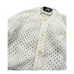 Il Gufo Cardigan Tinta Unita Traforato per Neonato P25GF440EM109 PANNA IL GUFO 