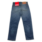 DIESEL jeans tinta unita con girovita regolabile Blu per Bambino J00981 BLU DIESEL 