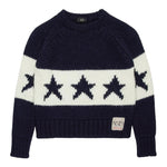 N°21 maglia tinta unita con stampa Blu per Bambino N21955 BLU N°21 