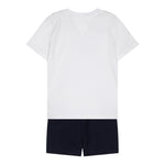 Tommy Hilfiger Completo 2 Pezzi T-Shirt-Bermuda  per Neonato KN0KN02047X BIANCO/BLU TOMMY HILFIGER 