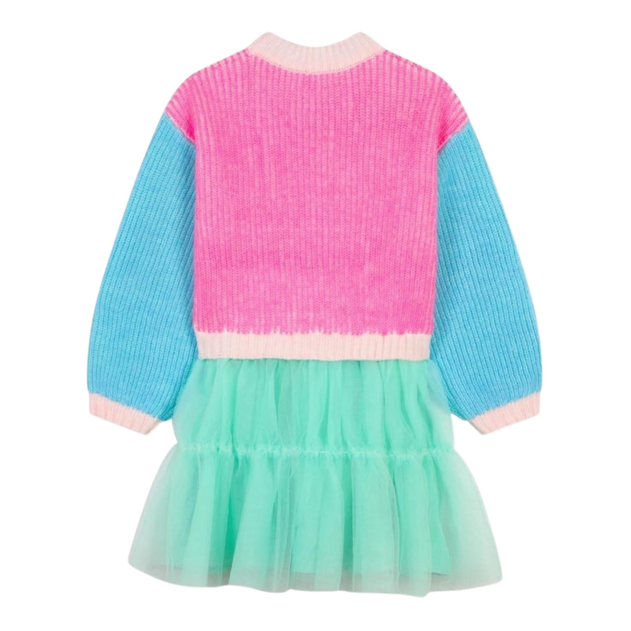 BillIEBLUSH abito multicolor con gonna il tulle Multicolor per Bambina U20520 MULTICOLOR BillIEBLUSH 