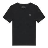 Calvin Klein T-Shirt Girocollo tinta unita con Logo Nero per Bambino IU0IU00543X NERO CALVIN KLEIN 