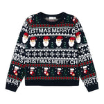 NAME IT maglia girocollo tinta unita con stampa natalizia Blu per Bambino 13234471 BLU NAME IT 