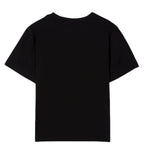 Dsquared2 T-Shirt Girocollo Tinta Unita con Stampa per Bambino DQ1223 NERO DSQUARED2 