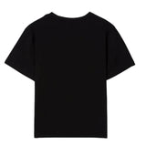 Dsquared2 T-Shirt Girocollo Tinta Unita con Stampa per Bambino DQ1223 NERO DSQUARED2 