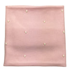 LITTLE BEAR coperta tinta unita con ricami in contrasto Rosa per Neonata 9114X ROSA LITTLE BEAR 