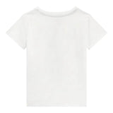 Guess T-Shirt Girocollo Tinta Unita con Stampa per Neonato N5RI20K8HM4XX BIANCO GUESS 