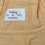 Teddy E Minou Cappello Tinta Unita Modello Pescatore per Neonato E25AC029C0070 GIALLO TEDDY E MINOU 