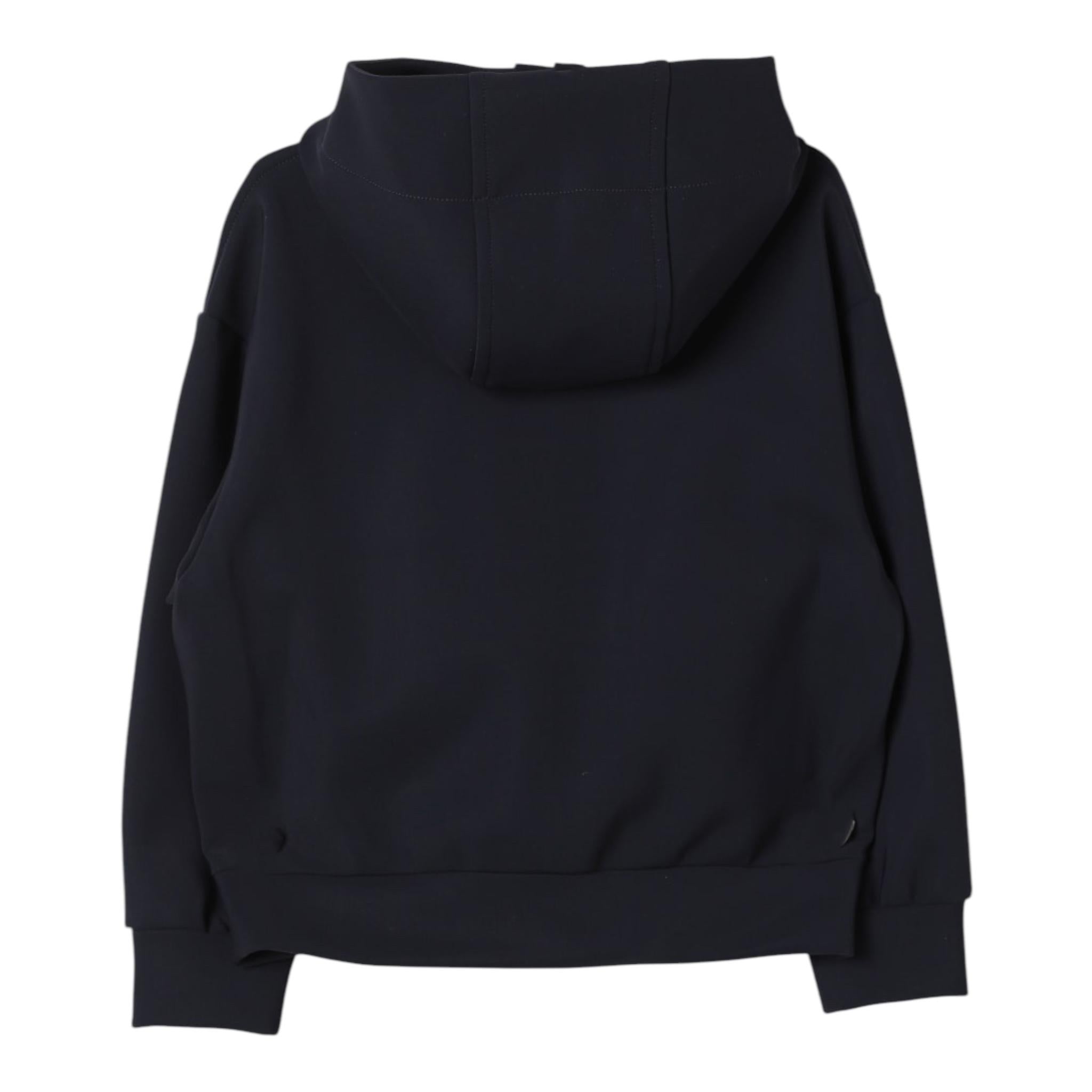 IL GUFO felpa tinta unita con zip e cappuccio Blu per Bambino A24GA441N0094 BLU IL GUFO 