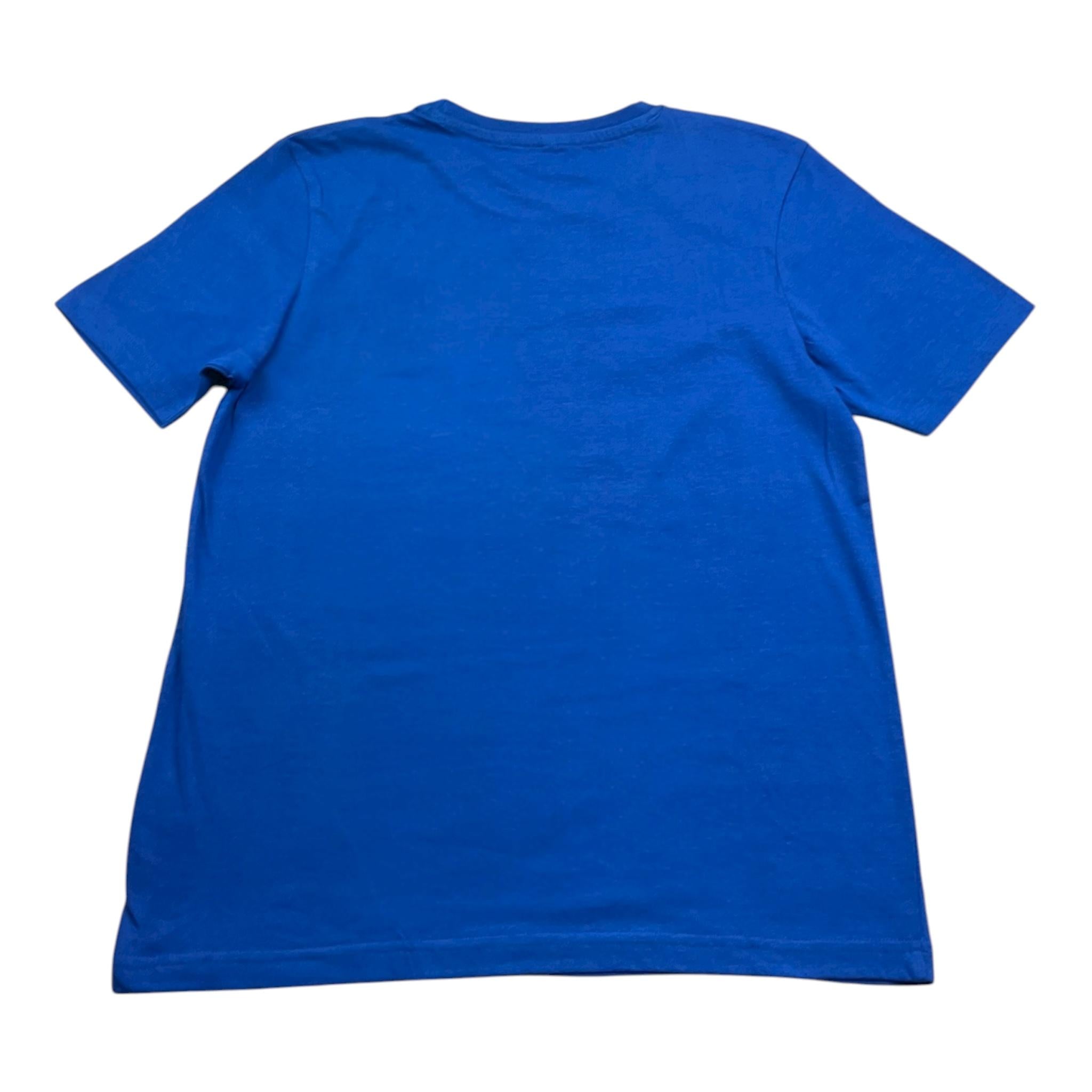 F**K T-Shirt Girocollo Tinta Unita con Logo per Bambino FJ23411RY COBALTO F**K 