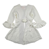 Mimilu' Cardigan Tinta Unita per Bambina 704 PANNA MIMILU' 