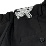 John Richmond Pantalone Tinta Unita con Borchie per Bambino RBP25172PA NERO JOHN RICHMOND 