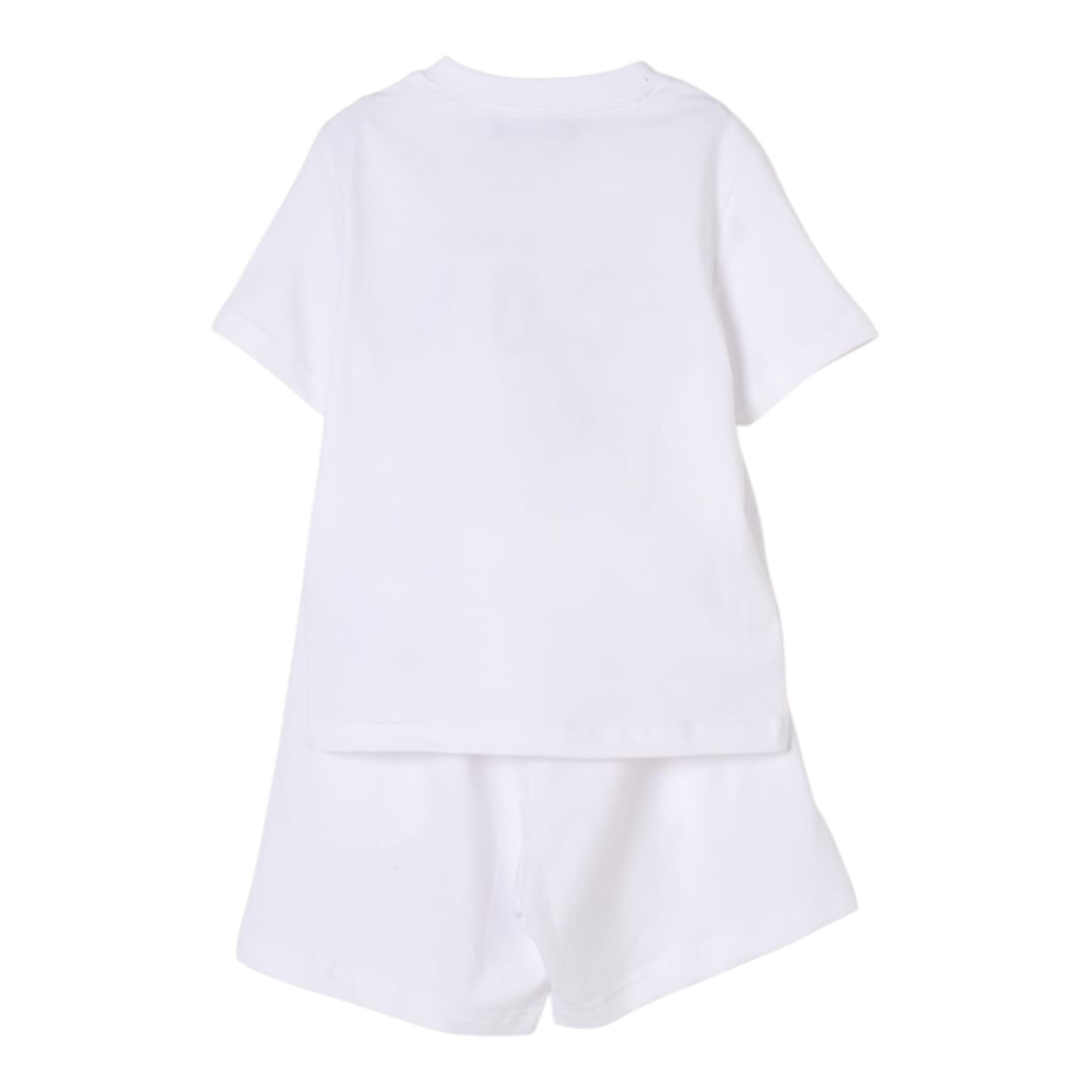 Dsquared2 Completo 2 Pezzi T-Shirt-Bermuda tinta unita Bianco per Neonato DQ2953 BIANCO DSQUARED2 