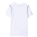 N°21 T-Shirt Girocollo tinta unita con Logo Bianco per Bambino 097 BIANCO N°21 