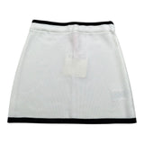 Vicolo Gonna Tinta Unita con Profili In Contrasto per Bambina 3146GW00302 PANNA VICOLO 