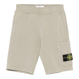 Stone Island Bermuda Tinta Unita con Logo per Bambino K1S166200006 BEIGE STONE ISLAND 