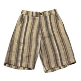 Manuel Ritz Bermuda Fantasia A Righe con Elastico In Vita per Bambino MR3052J BEIGE MANUEL RITZ 