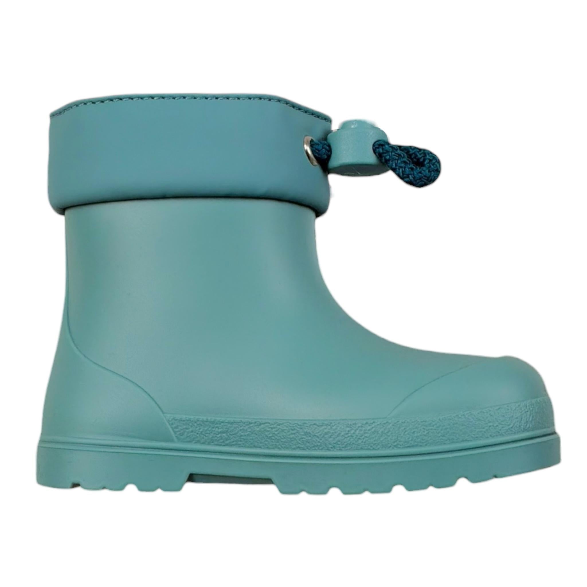 Igor Stivali Tinta Unita con Pelliccia Interna per Bambino W10305J TURCHESE IGOR 