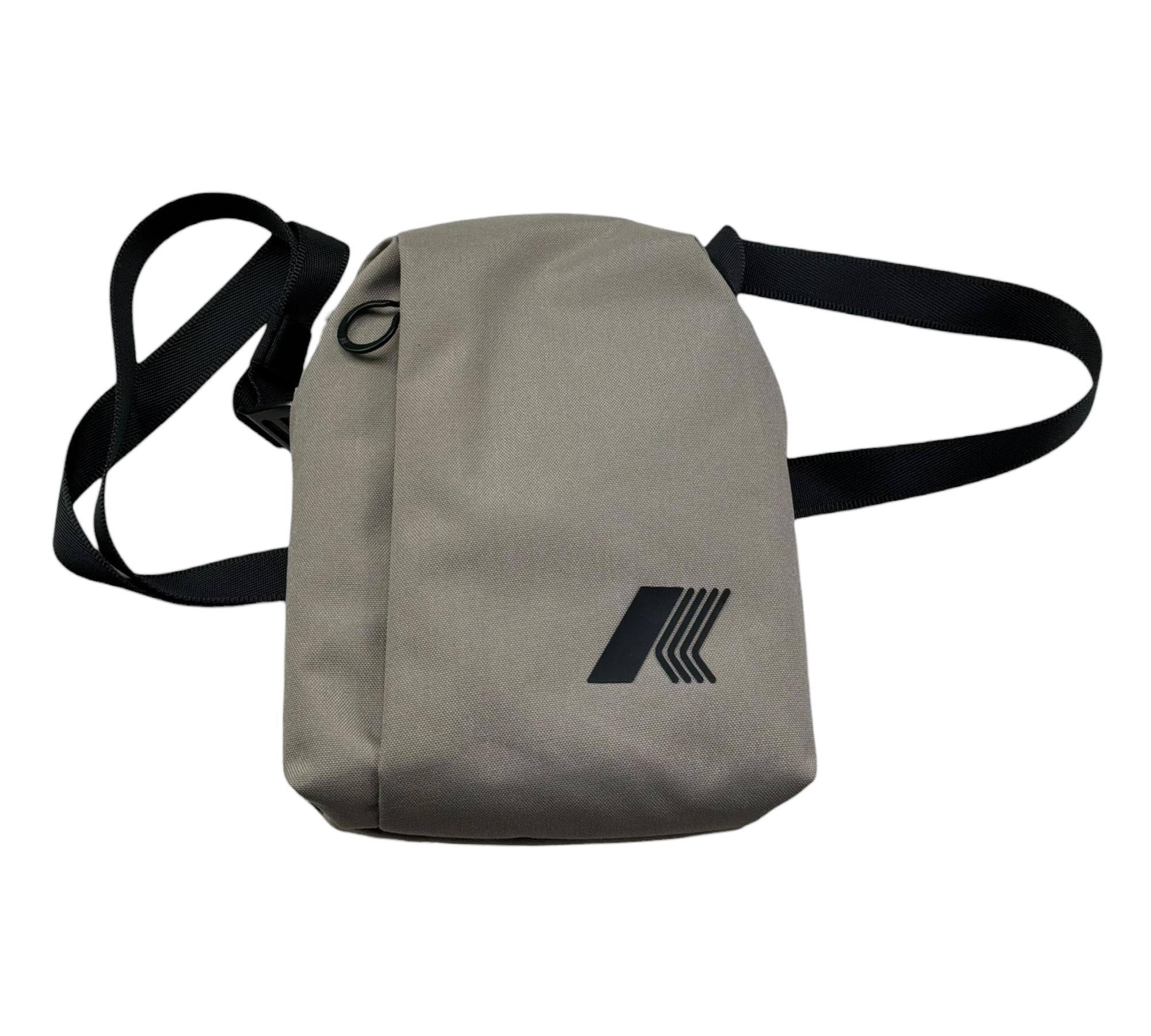 K-Way Borsello Tinta Unita con Logo per Bambino K4136PW VERDE K-WAY 