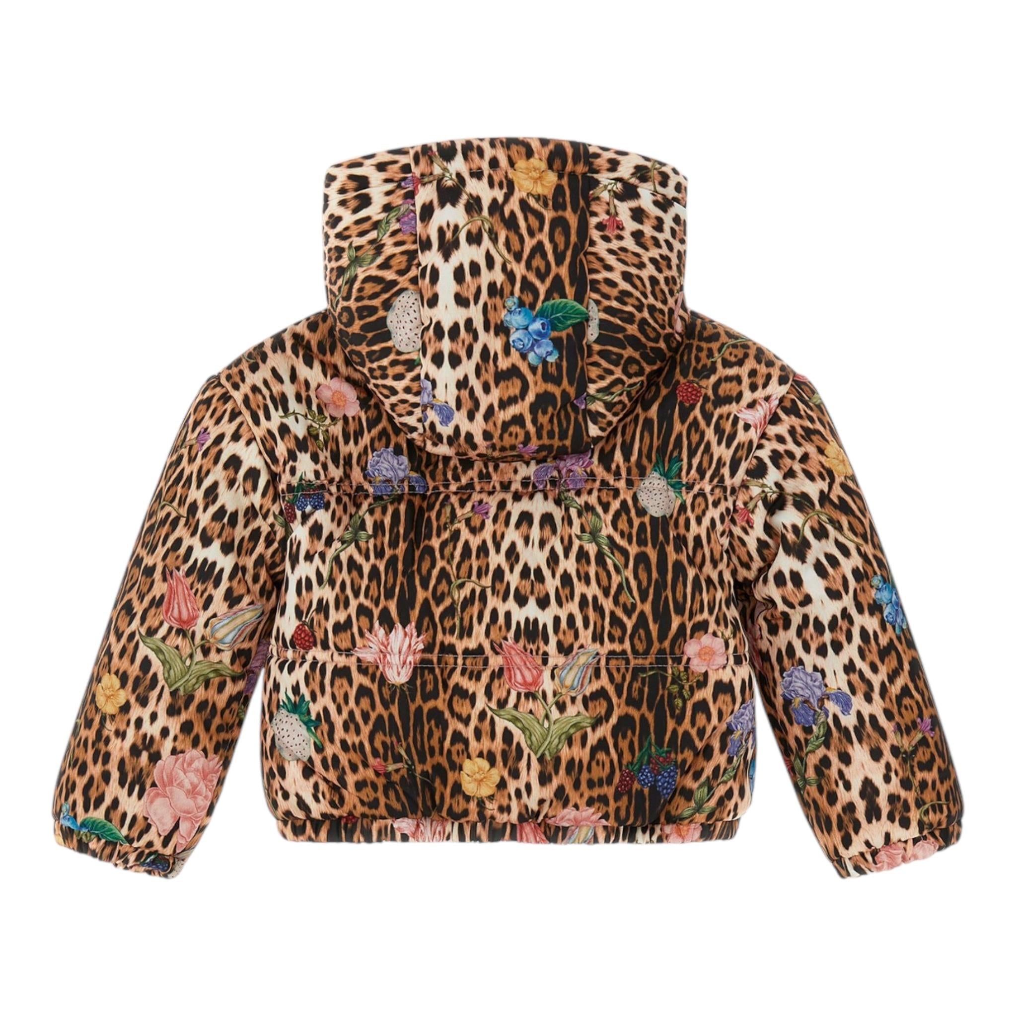 ROBERTO CAVALLI giubbino fantasia maculata con cappuccio Beige per Neonata TJT402 BEIGE ROBERTO CAVALLI 