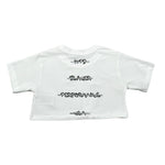 Blauer T-Shirt Girocollo Tinta Unita con Stampa per Bambina 25SBLGH02550X BIANCO BLAUER 