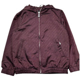 John Richmond Giubbino Tinta Unita con Zip E Cappuccio per Bambino RBP26216GB BORDEAUX JOHN RICHMOND 